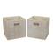 2 Pack Household Essentials 13" Fabric Storage Bins